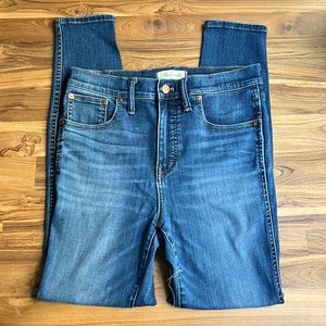 Madewell 10” High Rise Skinny Jeans 28
